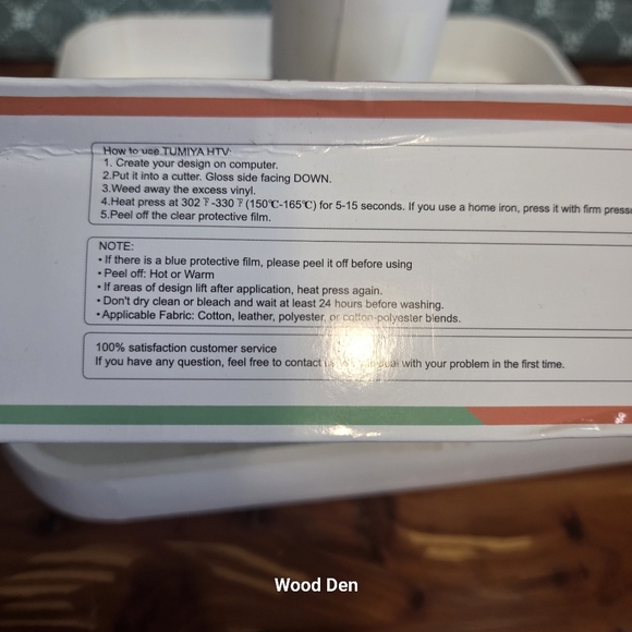 12x 25 feet purple HTV heat press vynil NIB - Picture 5 of 5